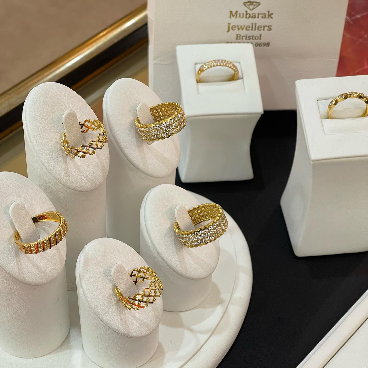 Signature Gold Band — original Mubarak Jewellers photograph