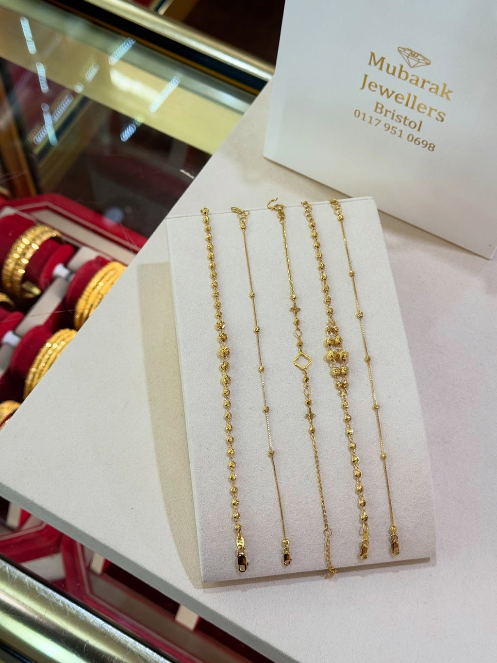 Celestial Station Gold Bracelet — original Mubarak Jewellers photograph