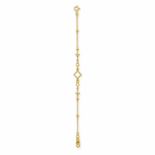 Celestial Station Gold Bracelet — studio image on white background