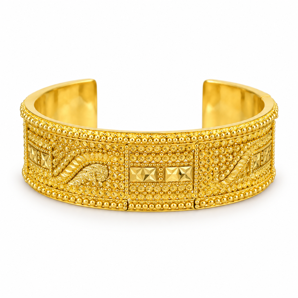 Heritage Gold Bangle — studio image on white background