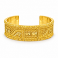Heritage Gold Bangle — studio image on white background