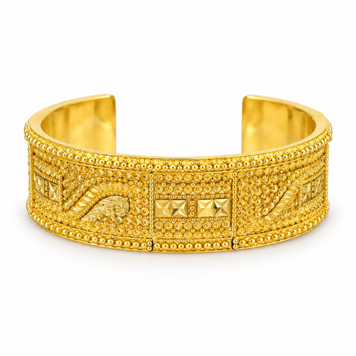 Heritage Gold Bangle — studio image on white background