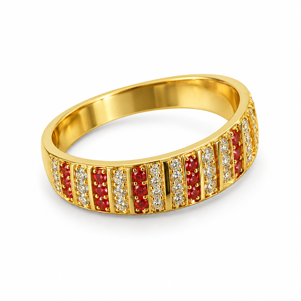 Signature Gold Band — studio image on white background